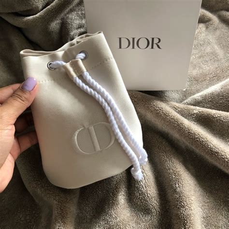 trousse pouch dior|Dior drawstring pouch.